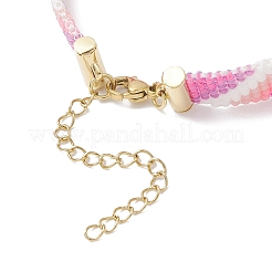 Gradient Color Glass Seed Beaded Bracelets for Women&nbsp;BJEW-MZ00210
