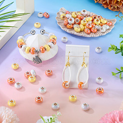 150Pcs Opaque Resin European Beads&nbsp;RESI-TA0004-61A