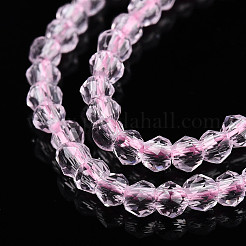 Transparent Glass Beads Strands&nbsp;GLAA-H021-03-22