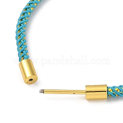 Braided Nylon Cord Bracelet Making&nbsp;MAK-L043-01G-02