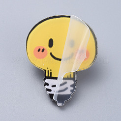 Acrylic Safety Brooches&nbsp;JEWB-D006-B07