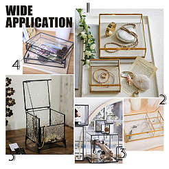Tin Jewelry Box&nbsp;OBOX-WH0007-09