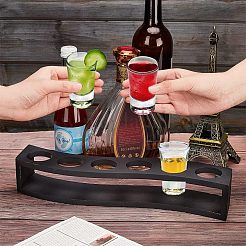 Bamboo Multi-Use 6 Holes Display Stands&nbsp;AJEW-WH0317-58A