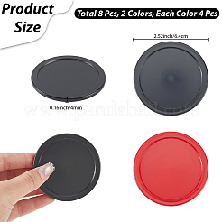 8Pcs 2 Colors Plastic Air Hockey Pucks&nbsp;AJEW-CN0006-59B