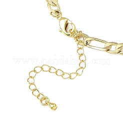 5.5MM Brass Figaro Chains Necklaces&nbsp;NJEW-JN05575