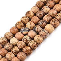 Natural Picture Jasper Beads Strands&nbsp;G-T138-140