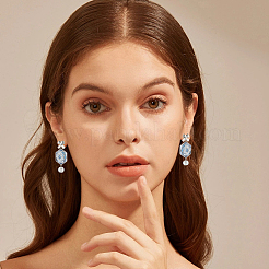 32Pcs 2 Colors Alloy Stud Earring Findings&nbsp;FIND-BBC0004-34