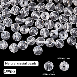 100Pcs Natural Grade AB Quartz Crystal Beads&nbsp;G-SC0003-55