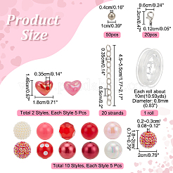 DIY Valentine's Day Jewelry Set Making Kit&nbsp;DIY-NB0009-55