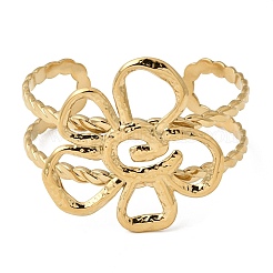 Stylish 304 Stainless Steel Cuff Bangles&nbsp;BJEW-K302-01C-G