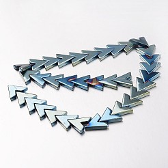 Electroplate Non-magnetic Synthetic Hematite Bead Strands&nbsp;G-F300-21-07