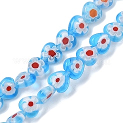 Handmade Millefiori Lampwork Beads Strands&nbsp;LAMP-G166-15G