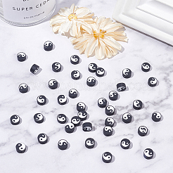 200Pcs Yin Yang Style Handmade Polymer Clay Beads&nbsp;DIY-SC0015-66A