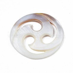Natural Freshwater Shell Cabochons&nbsp;SHEL-S276-162