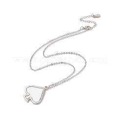 Sublimation Blank Aluminum Pendant Necklace&nbsp;NJEW-E020-02P-01