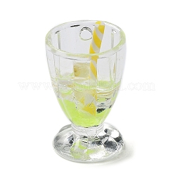 Luminous Transparent Resin Pendants&nbsp;CRES-F026-01D