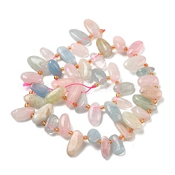 Natural Morganite Beads Strands&nbsp;G-P604-A07-01