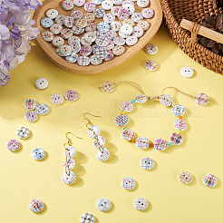 Printed Wooden Buttons&nbsp;BUTT-TAC0010-05