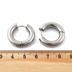 201 Stainless Steel Hoop Earrings&nbsp;EJEW-P304-13C-P