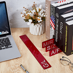 4Pcs 4 Styles Acrylic Book Divider&nbsp;AJEW-BC0008-27B