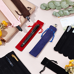 40Pcs Rectangle & Oval Velvet Pen Drawstring Bag&nbsp;AJEW-PH0003-26
