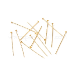 Brass Flat Head Pins&nbsp;KK-WH0058-03B-G01
