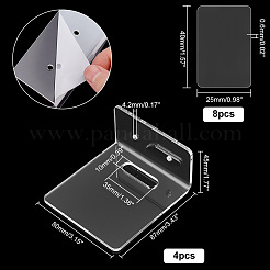 Transparent Acrylic Wall Mounted Display Stands&nbsp;ODIS-WH0025-84