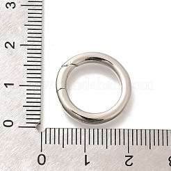 Brass Spring Gate Rings&nbsp;KK-L225-012P