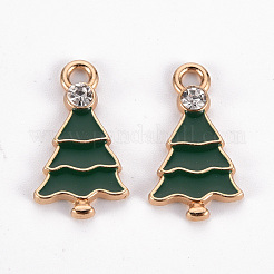 Eco-Friendly Alloy Enamel Pendants&nbsp;X-ENAM-T011-70-NR