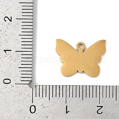 Ion Plating(IP) 304 Stainless Steel Charms&nbsp;STAS-M080-13G-04