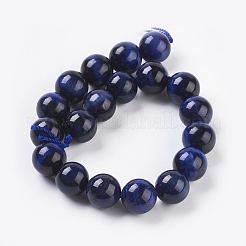 Natural Blue Tiger Eye Beads Strands&nbsp;X-G-G099-10mm-13