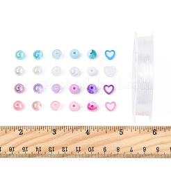 DIY Round Beads Bracelets Making Kits&nbsp;DIY-FS0008-80
