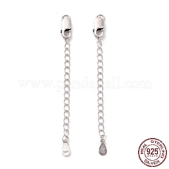 925 Sterling Silver Chain Extenders&nbsp;STER-D036-31AS