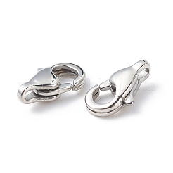 Tarnish Resistant 304 Stainless Steel Lobster Claw Clasps&nbsp;X-STAS-Q048-1