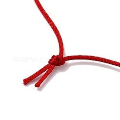 3Pcs 3 Styles Aluminum Christmas Bell Pendant Rattail Satin Cord Necklaces&nbsp;NJEW-JN05506-01