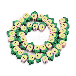 Handmade Polymer Clay Beads Strands&nbsp;CLAY-N008-068-B01