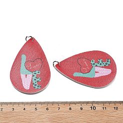 PU Leather Big Pendants&nbsp;FIND-R050-03B