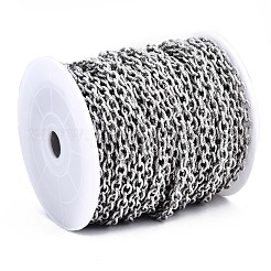 Tarnish Resistant 304 Stainless Steel Cable Chains&nbsp;CHS-T003-23B-P