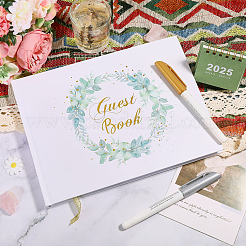 120 Pages Wedding Guest Book&nbsp;AJEW-GL0002-78