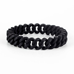 Braided Silicone Stretch Bracelets for Men&nbsp;WG97979-02