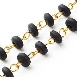 Handmade Polymer Clay Beaded Chain&nbsp;AJEW-JB00999-07