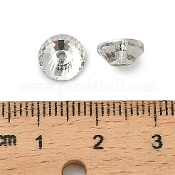Faceted Transparent Glass Beads&nbsp;GLAA-P075-01E-01