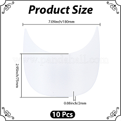 10Pcs Resin Hat Brim Liner&nbsp;DIY-CY0002-88A