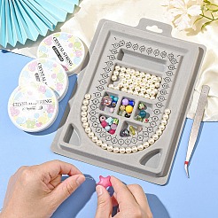 Plastic Flocked Bead Design Boards&nbsp;ODIS-YW0001-05