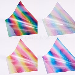 4Pcs Colorful Glitter Heat Transfer&nbsp;DIY-SZ0003-60