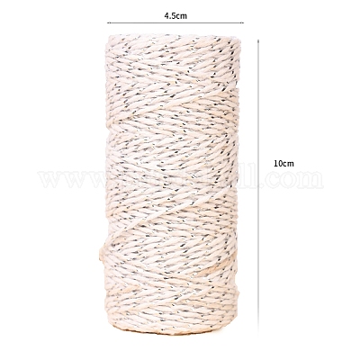 Cotton Metallic String Threads&nbsp;PW-WG20732-03-1