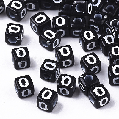 Opaque Acrylic Beads&nbsp;X-SACR-N002-01Q-1