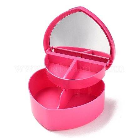 Wholesale Heart Plastic Jewelry Boxes