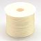 Nylon Satin Rattail Cords, Beading Threads for Bracelet Jewelry Making Chinese Knot Macrame Craft, Lemon Chiffon, 1.5mm, about 100yards/roll(300 feet/roll)