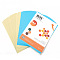 Waterproof A4 Adhesive Sticker Sheets, Self-Adhesive Labels Sticker, Blue, 29.7x21x0.01cm, 100sheets/bag